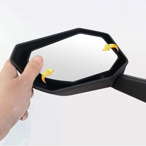 Front Door Rear View Side Mirrors Compatible Can Am Maverick X3/X3 MAX 2017-2021 - Picture 4 of 16